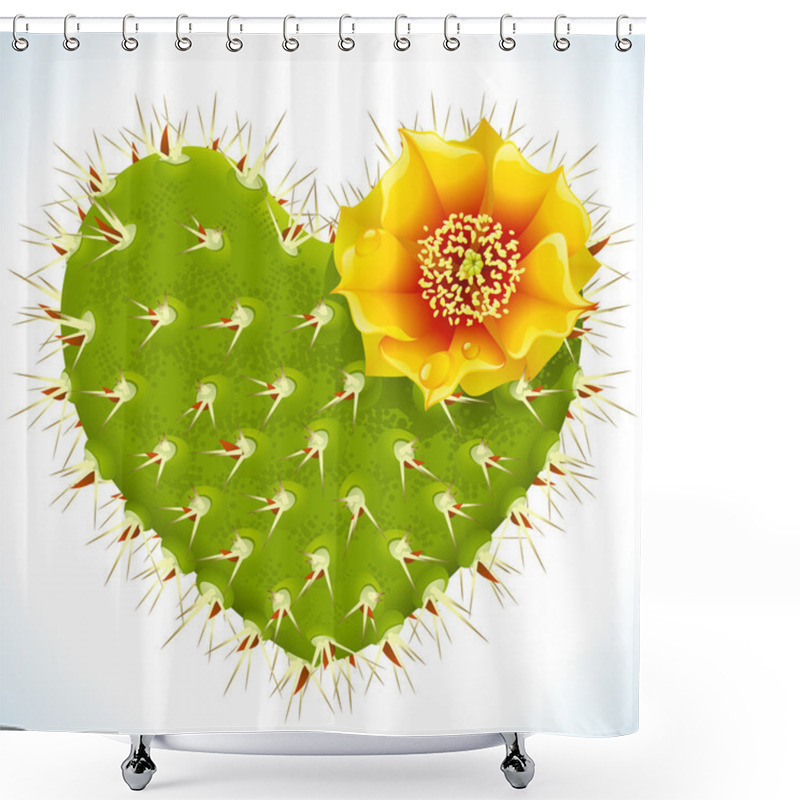 Personality  Thorny Heart Shower Curtains