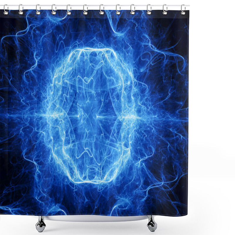 Personality  Ball Lightning Shower Curtains