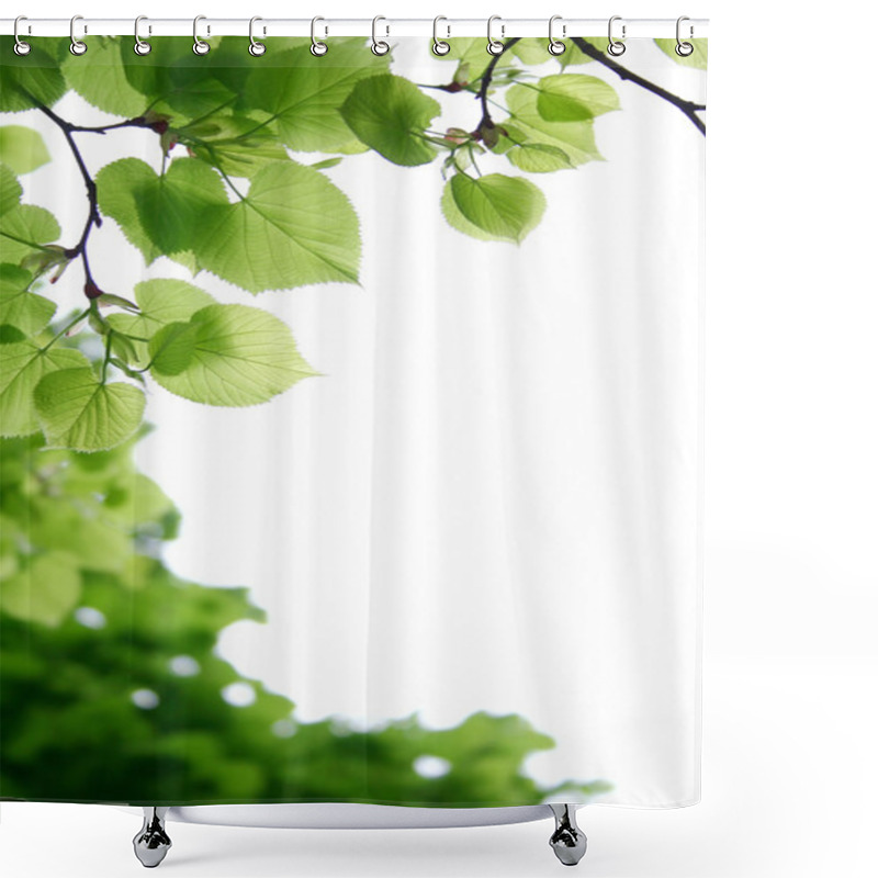 Personality  Foliage. Shower Curtains