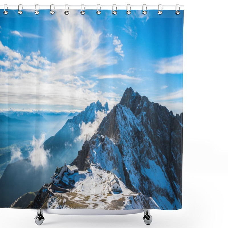 Personality  Mountain Station Of Hafelekar And Seegrube Cable Railway At Innsbruck, Austria Shower Curtains