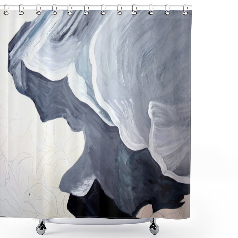 Personality  Abstract Painting 5 Shower Curtains