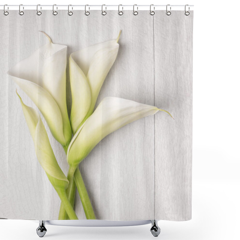 Personality  Elegant Spring Flower, Calla Lily Shower Curtains