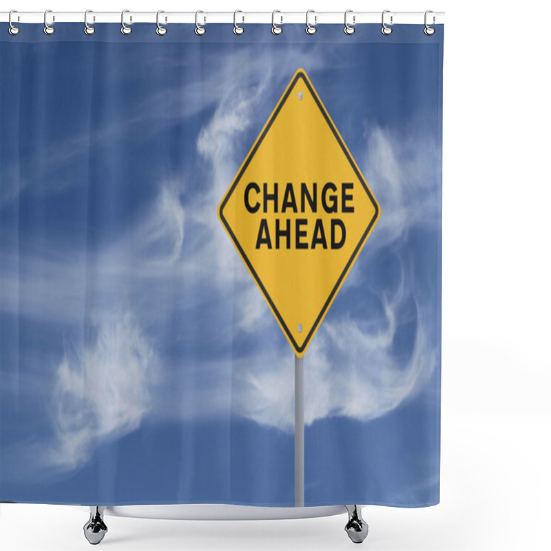 Personality  Change Ahead Shower Curtains