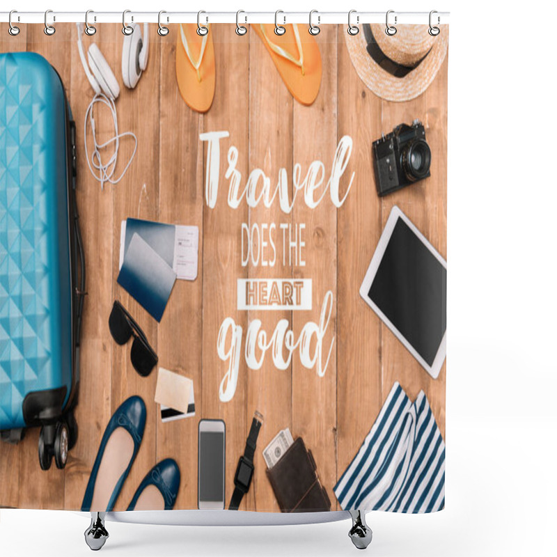 Personality  Travel Things Set Composition  Shower Curtains