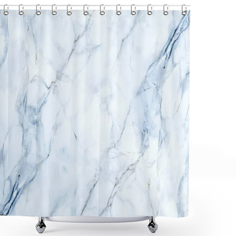 Personality  Elegant White Marble Texture With Subtle Gray Veining, Perfect For Backgrounds, Designs, Or Architectural Inspirations. Shower Curtains