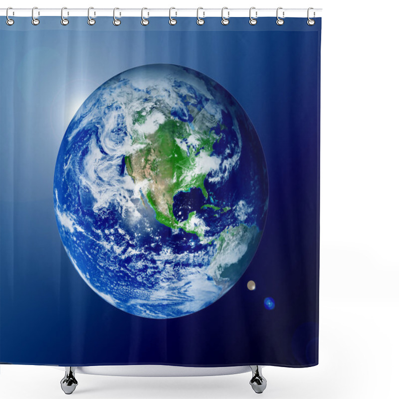 Personality  World Shower Curtains