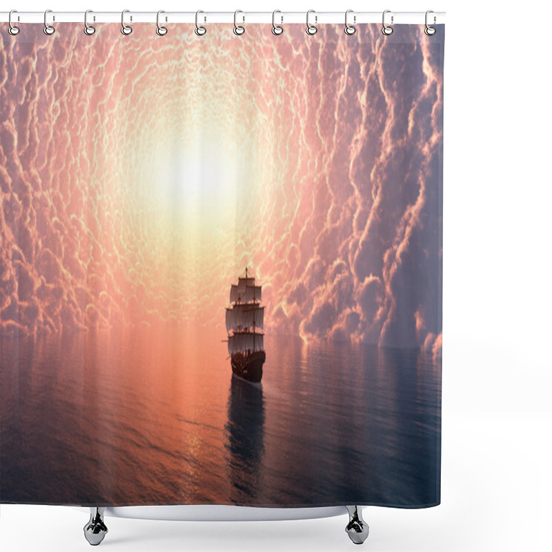 Personality  Mystical Clouds Shower Curtains