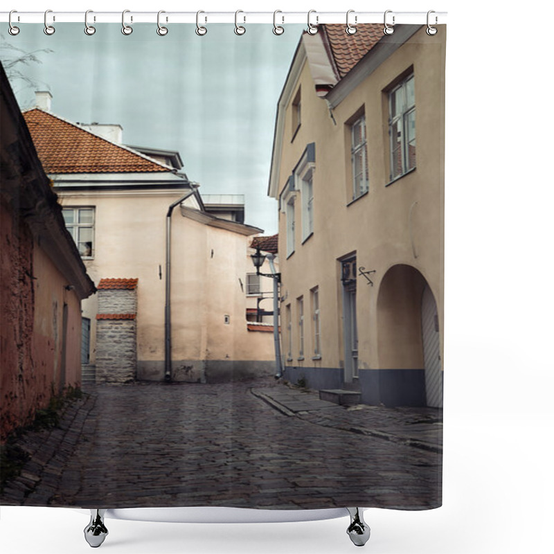 Personality  Old European Town Street Shower Curtains