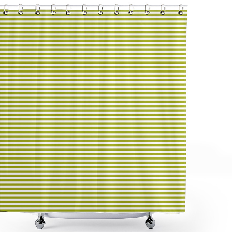 Personality  Horizontal Stripes Pattern Shower Curtains