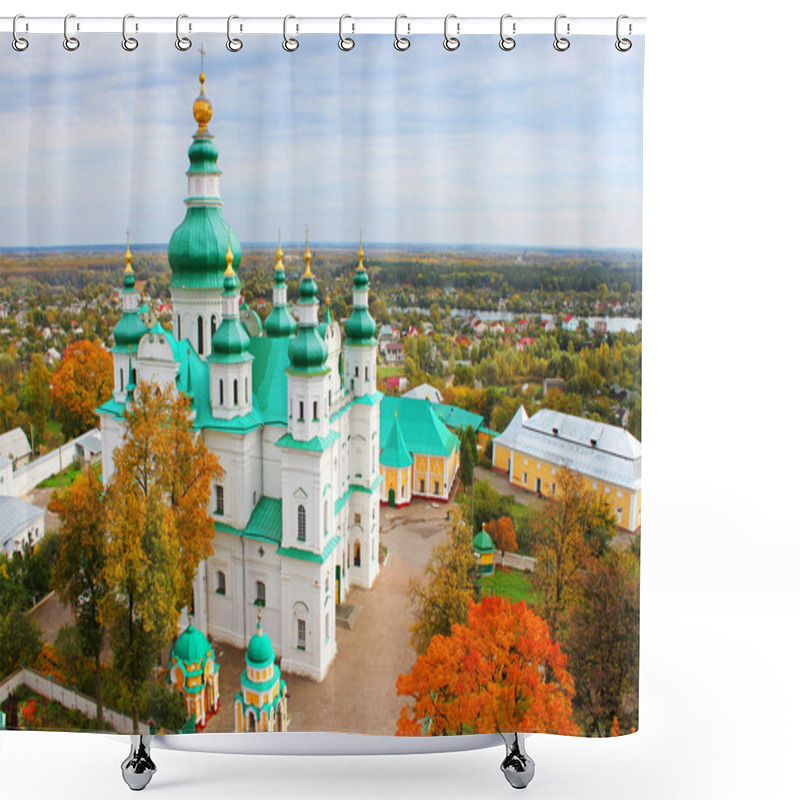 Personality  Trinity Monastery, Chernigov, Ukraine Shower Curtains