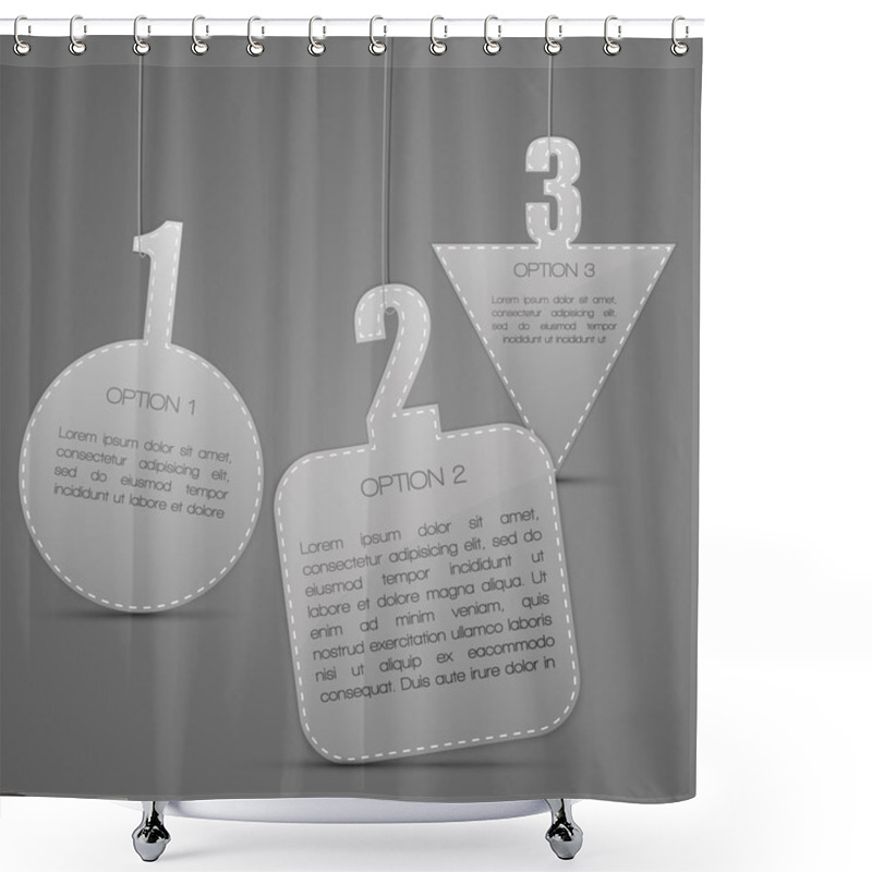 Personality  Vector Badges. Vector Illustration.  Shower Curtains