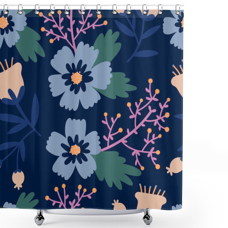 Personality  Beautiful Floral Pattern. Shower Curtains