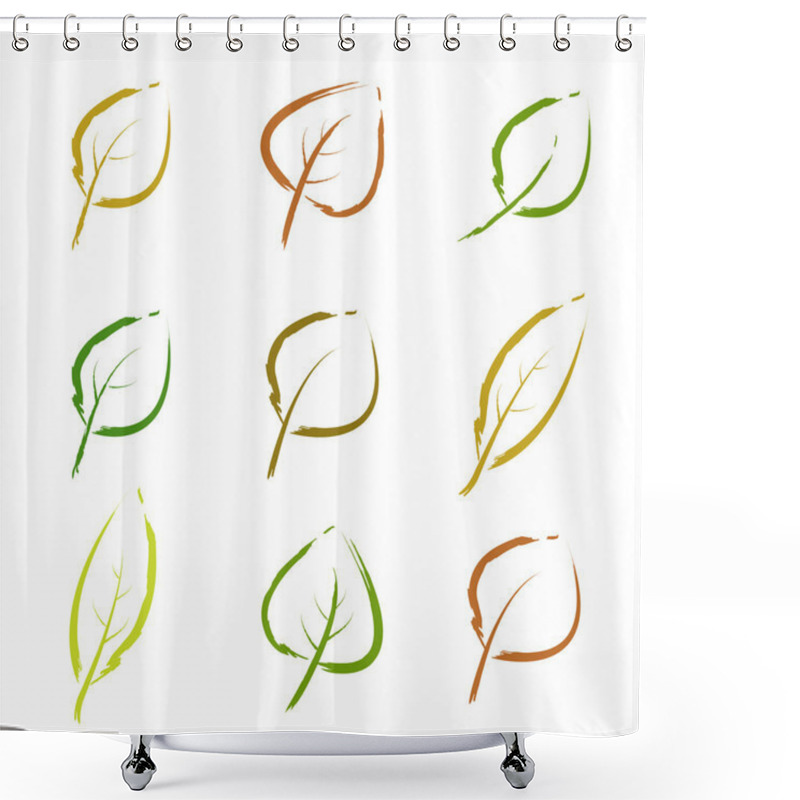 Personality  Autumn Leaves 2 Shower Curtains