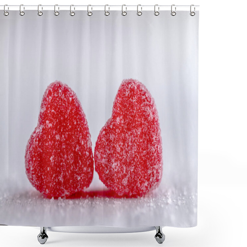 Personality  Valentines Day Heart Candy And Cookies Shower Curtains