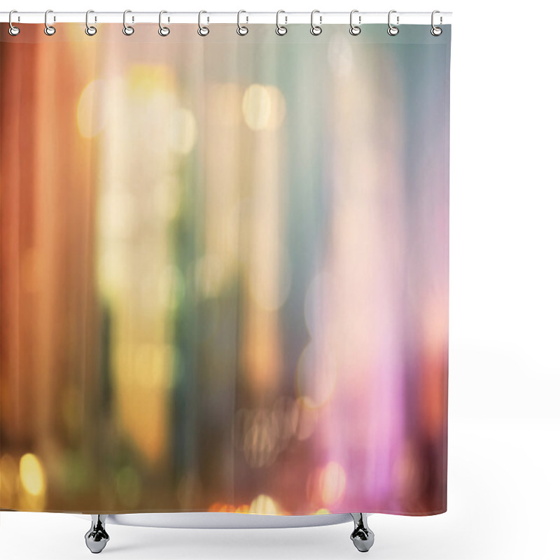 Personality  Blurred Cityscape Background Scene Shower Curtains