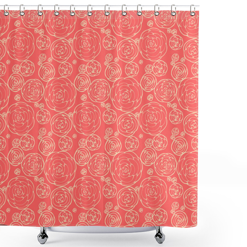 Personality  Lacy Seamless Pattern Shower Curtains