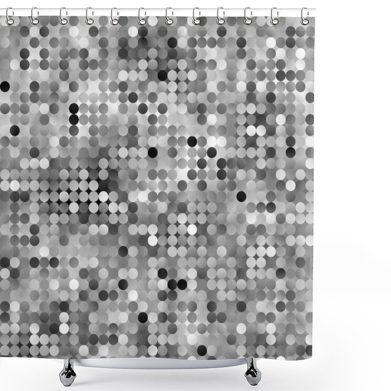 Personality  Black And White Pattern Shower Curtains