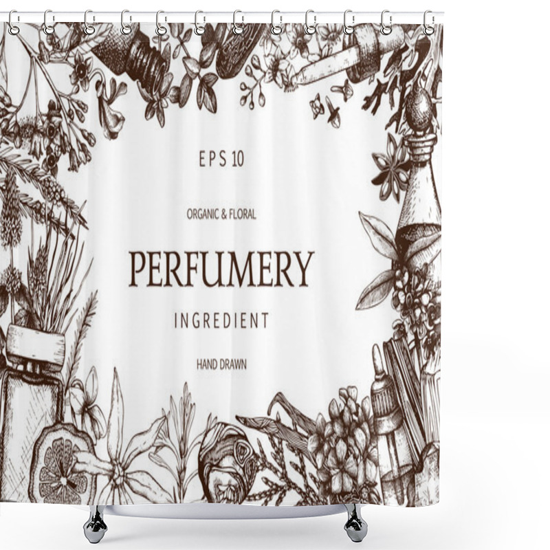 Personality  Design For Cosmetics And Perfumery Shower Curtains