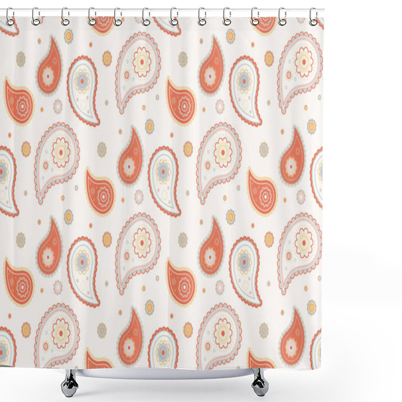 Personality  Decorative Boteh By Pattern Image. Clothing Abstract A Decor Deco. Damask Cool With Surface Material. Shower Curtains