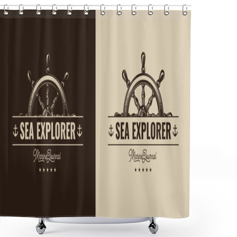 Personality  Emblem_helm_02 Shower Curtains