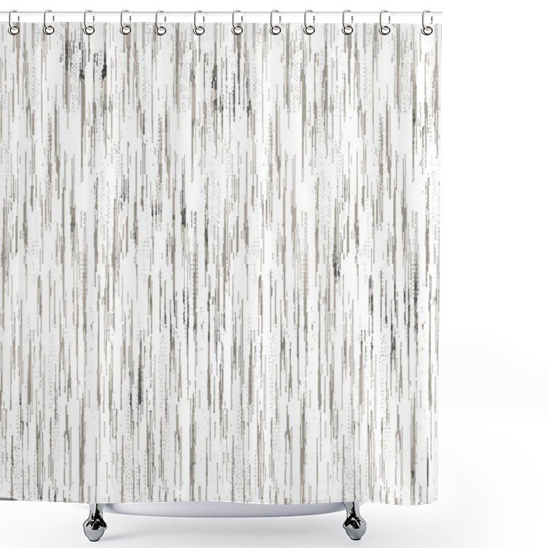 Personality  Geometry Modern Repeat Pattern With Textures Shower Curtains