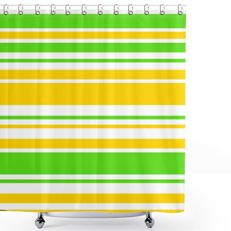 Personality  Vector Horizontal Stripes Seamless Pattern. Eps10 Shower Curtains