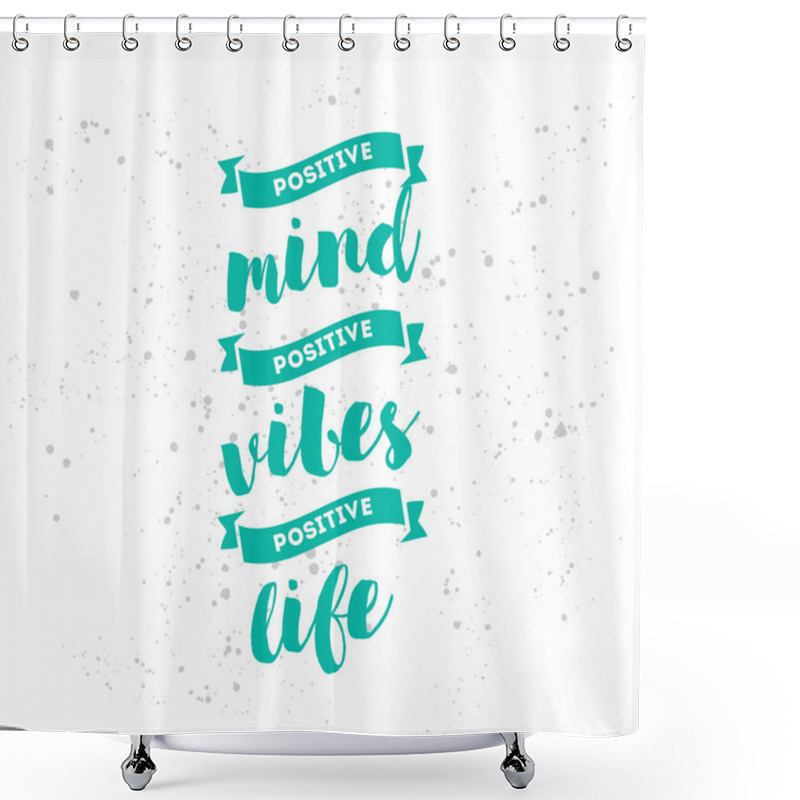 Personality  Typography For Poster, Invitation, Greeting Card Or T-shirt. Shower Curtains