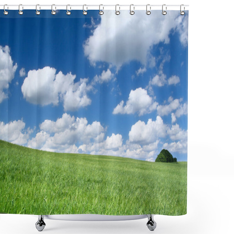 Personality  Summer Field Shower Curtains