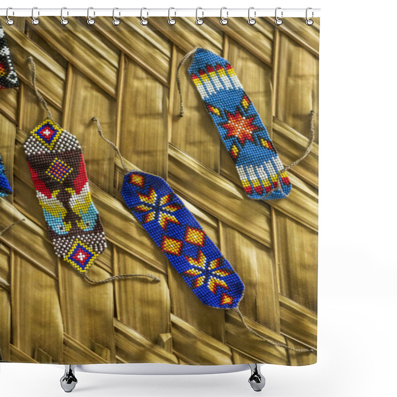 Personality  Traditional Indigenous Handicrafts From The Brazilian Amazon Shower Curtains