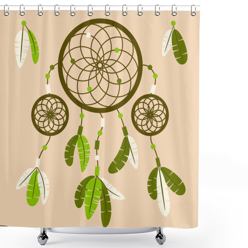 Personality  Aztec Dream Catcher Shower Curtains