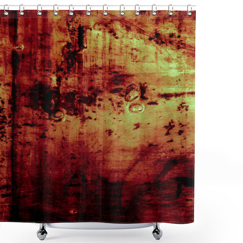 Personality  Grunge Textured Background Shower Curtains