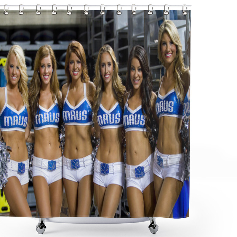 Personality  Basketball Cheerleaders Shower Curtains