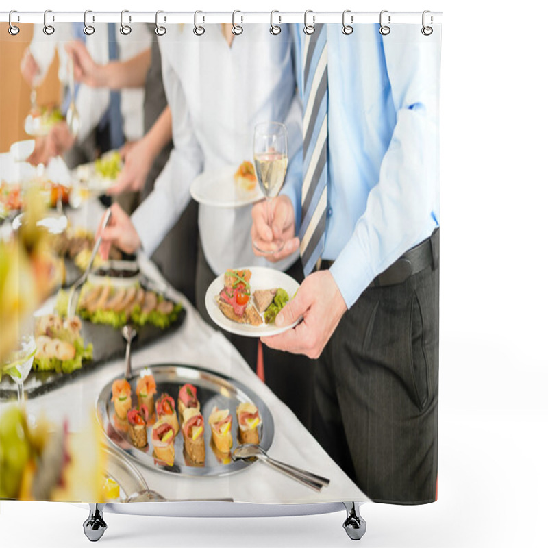 Personality  Business Take Buffet Appetizers Shower Curtains