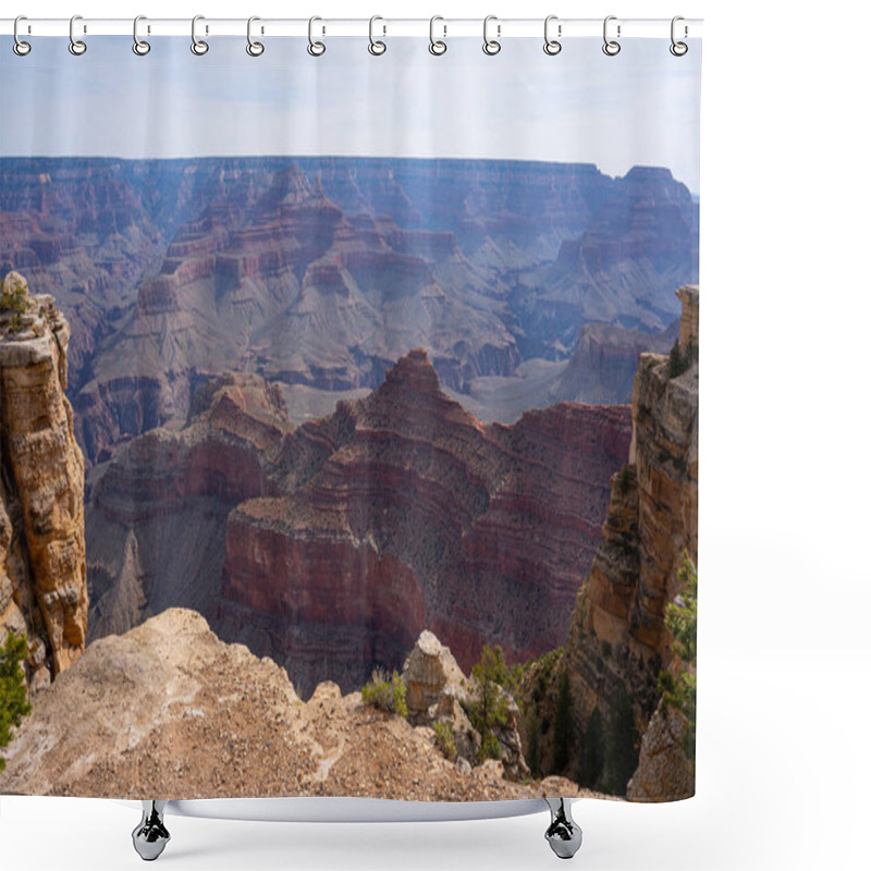 Personality  View Of Grand Canyon From Shoshone Point, Arizona, USA. Shower Curtains