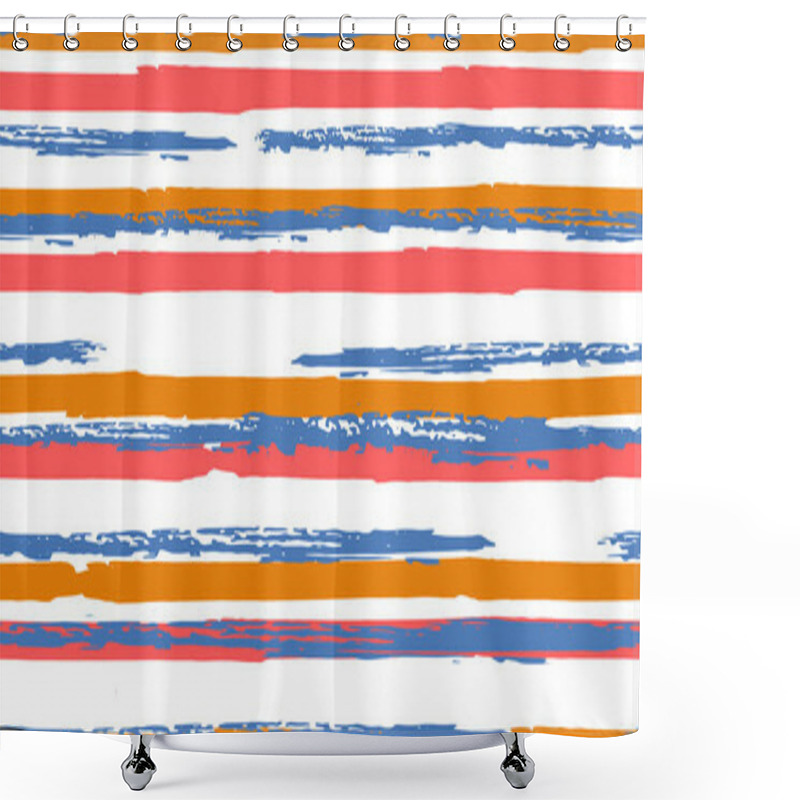 Personality  Seamless Background Of Stripes. Shower Curtains