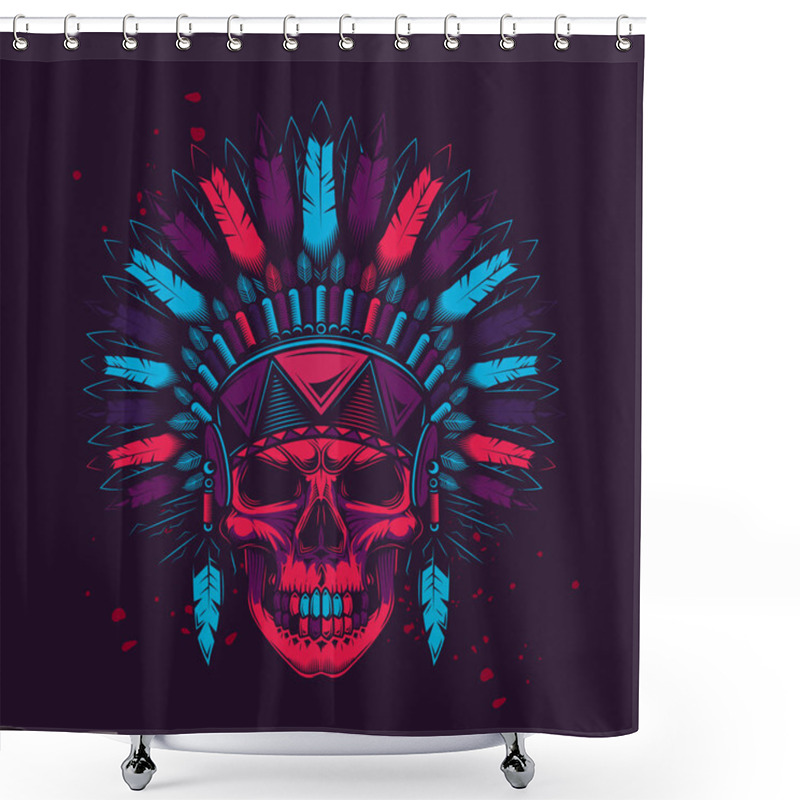 Personality  American_native_05 Shower Curtains