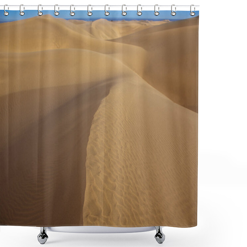 Personality  Desert Sand Dunes In Maspalomas Gran Canaria Shower Curtains