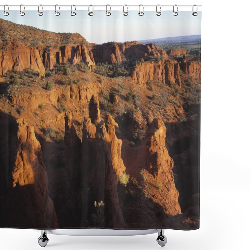 Personality  Sandstone Formations Shower Curtains