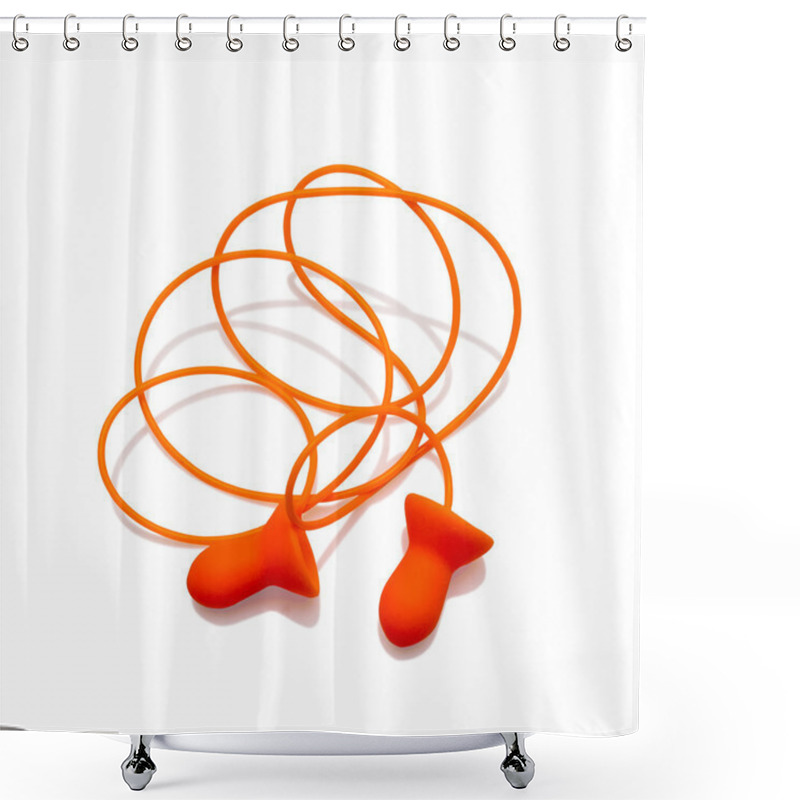 Personality  Ear Plugs Shower Curtains