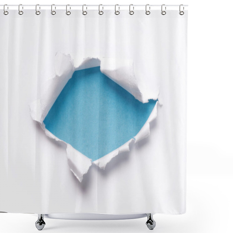 Personality  Ripped Paper Shower Curtains