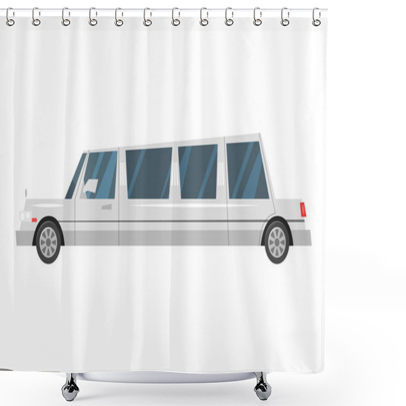 Personality  City Transport Limousine  Shower Curtains