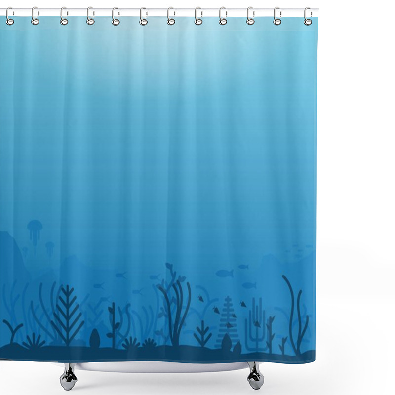 Personality  Underwater Sea Life Shower Curtains