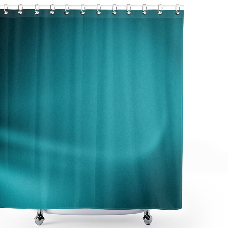 Personality  Abstract 4K Background With Soothing Gradients Of Teal And Cyan Hues, Featuring A Grainy Texture And Smooth Waves, Ideal For Banners And Wallpapers Shower Curtains