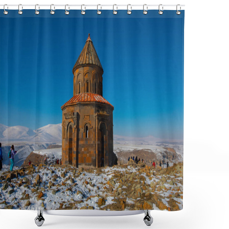 Personality  Historical Ani Ruins And Winter Landscapes, Kars, Turkey Shower Curtains