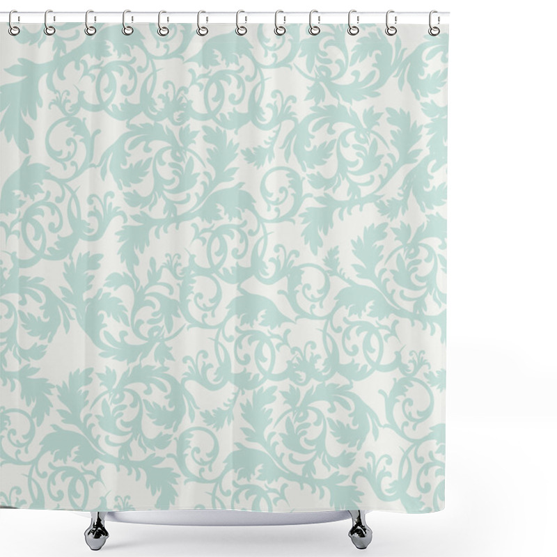 Personality  Classic Damask Floral Ornament Shower Curtains