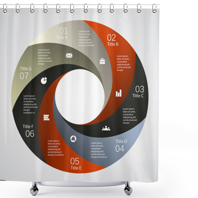 Personality  Template For Your Business Presentation (big Collection) Shower Curtains