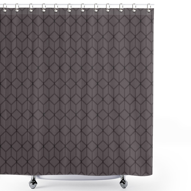 Personality  Hexagonal Cell Pattern Shower Curtains