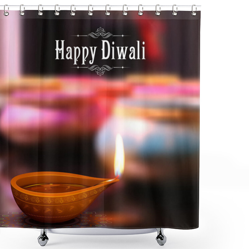 Personality  Diwali Holiday Background Shower Curtains