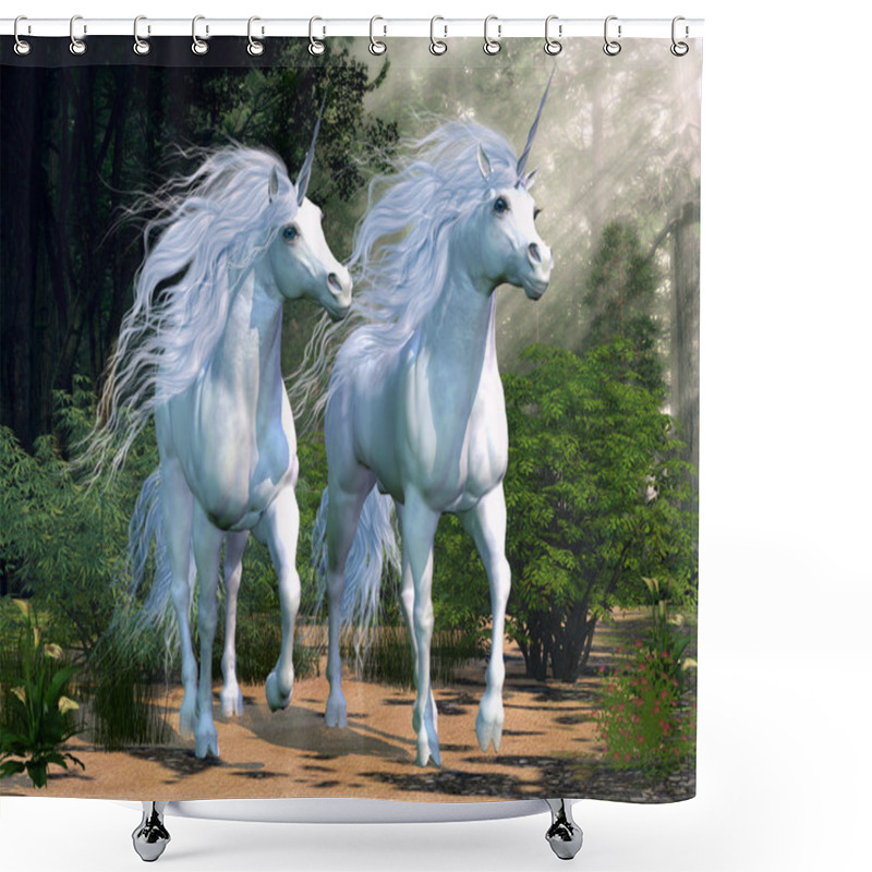 Personality  Enchanted Forest Shower Curtains