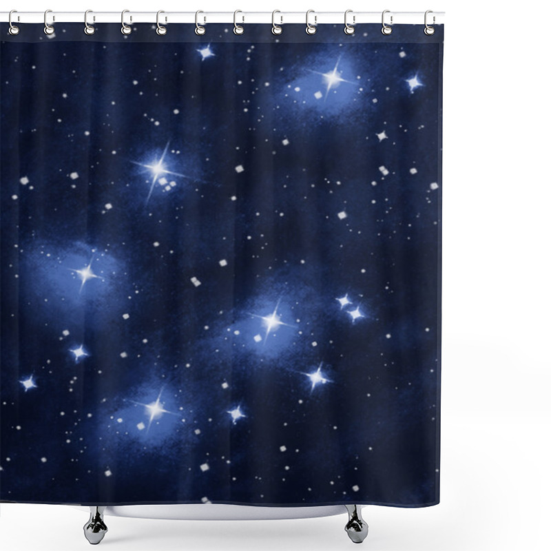 Personality  Galaxy And Universe Shower Curtains